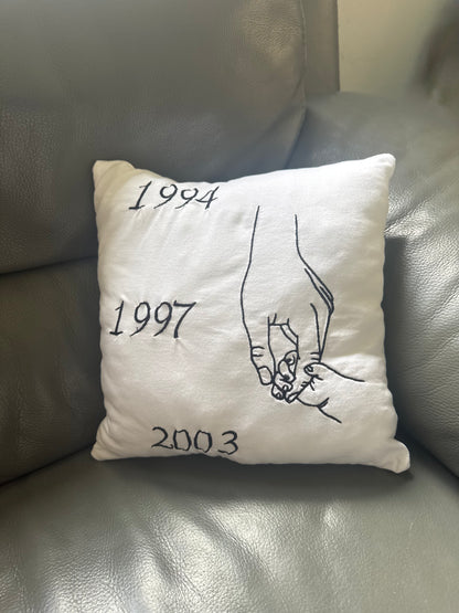 ✨ Un coussin décoratif et tendre, 35x35